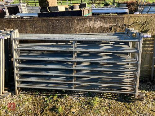 10 x 6' GALVANSIED SHEEP HURDLES (45)