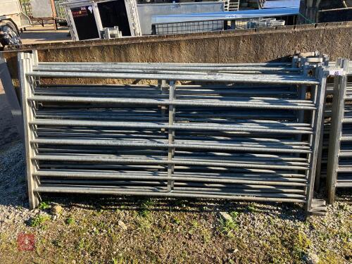 10 X 6' GALAVNISED SHEEP HURDLES (46)