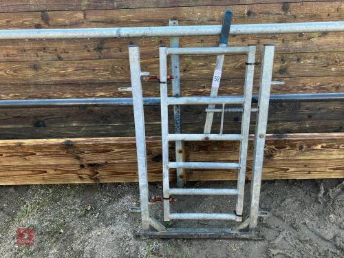 2' GALVANISED RACE/PEDESTRIAN GATE (52)