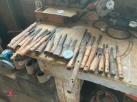 22 ASSORTED WOOD FILES