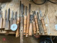 22 ASSORTED WOOD FILES - 3