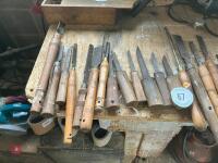 22 ASSORTED WOOD FILES - 4