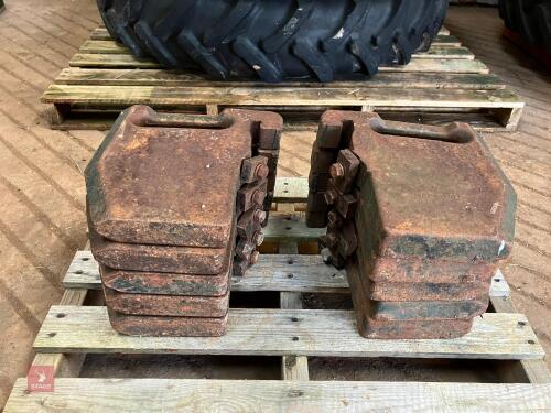 10 x ZETOR FRONT TRACTOR WEIGHTS