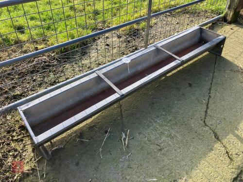 6' GALVANISED FEED TROUGHS (119)