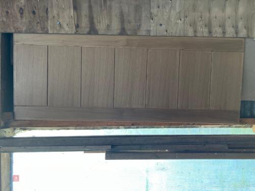 3 PRE FINISHED OAK DOORS