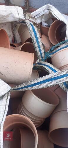 2 DUMPY BAGS OF 150MM PIPE JOINERS