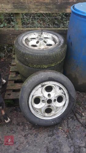 4 ESCORT ALLOYS 185-60