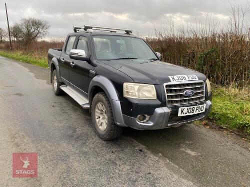 2008 FORD RANGER WILDTRAK 4WD PICK UP