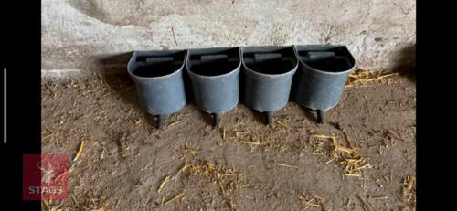 4 INDIVIDUAL TEAT FEEDERS