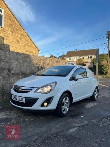 2013 VAUXHALL CORSA VAN