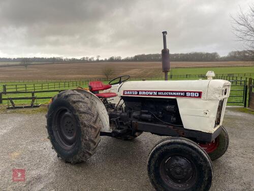 DAVID BROWN 990 2WD TRACTOR