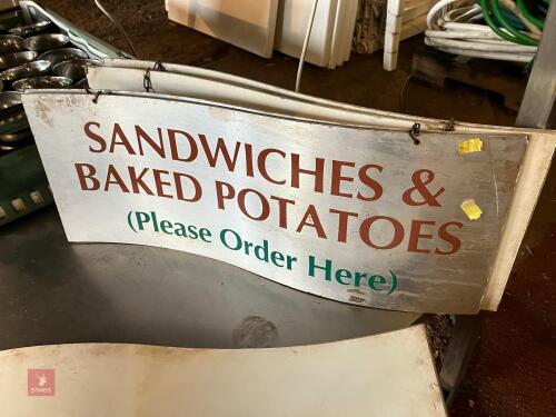 5 SHAPED SIGNBOARDS