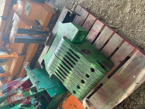 JOHN DEERE FRONT WEIGHTS ON FRAME