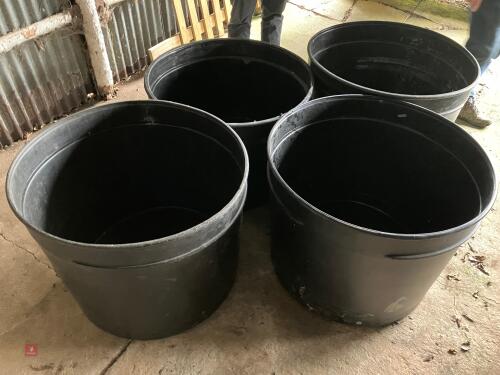 4 TITAN 50 GALLON TROUGH/PLANTER