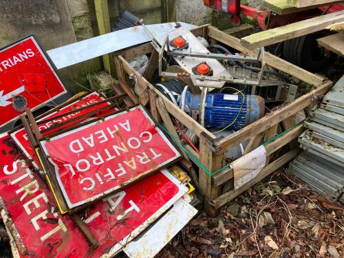 LRG QTY OF SCRAP METAL