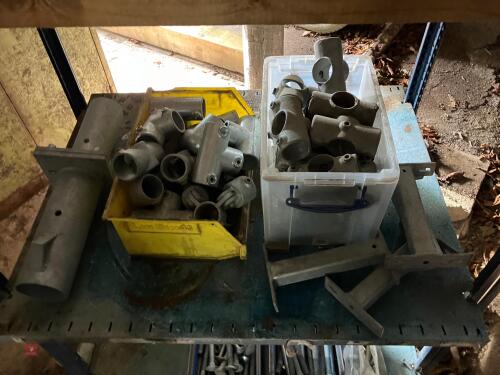 LRG QTY OF SCAFFOLD JOINERS & STEEL