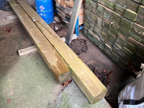 2 X 6'' X 6'' CEDAR POSTS