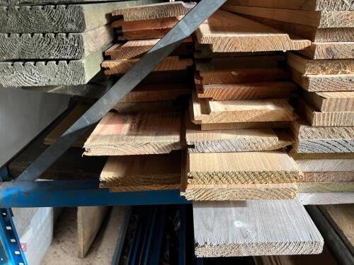 LRG QTY OF MIXED CEDAR CLADDINGS