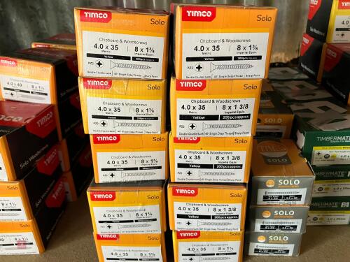 2000 X 4.0 X 35MM WOOD SCREWS