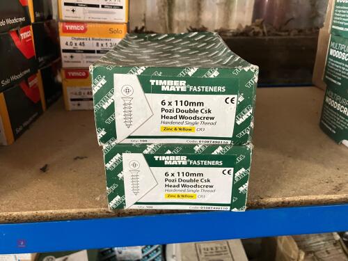 200 X 6.0 X 110MM WOOD SCREWS