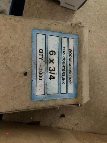1000 X 6 X 3/4 WOOD SCREWS