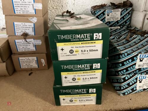 600 X 5.0 X 50MM WOOD SCREWS