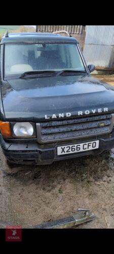2000 LAND ROVER DISCOVERY TD5 (S/R)