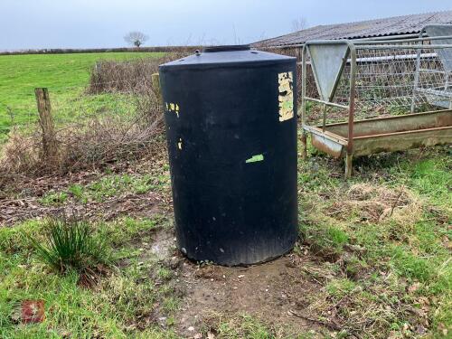 BLACK PLASTIC JUICE TANK