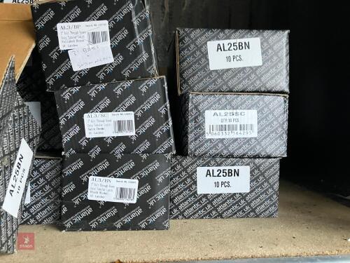 5 BOXES OF 10 AL25PC LOCKS