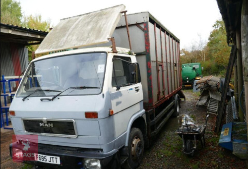 1989 MAN 8.150 6CYLINDER LIVESTOCK LORRY