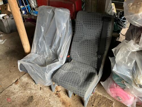 2 TRANSIT VAN SEATS & SEATBELTS