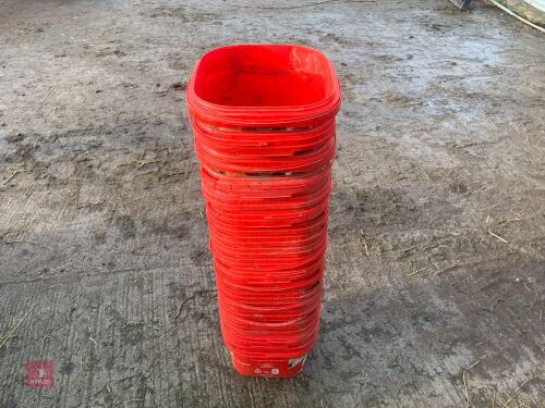 20 SQUARE BUCKETS