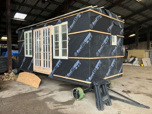 18' X 7'6'' SHEPHERDS HUT PROJECT