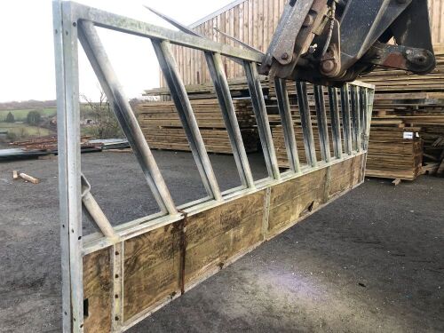 2 x 15' CATTLE FEED BARRIERS
