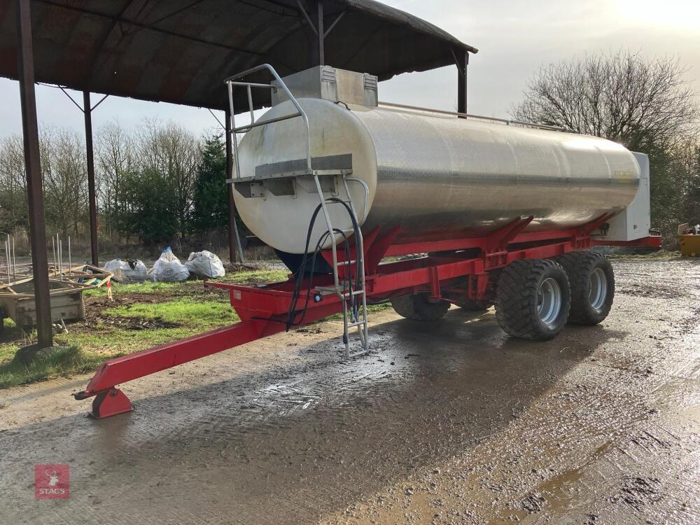 2021 MERRICK LOGGIN 16,000L BULK TANKER