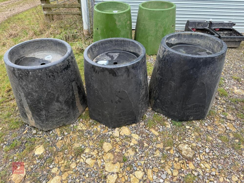 3 RUMENCO MINERAL LICK HOLDERS