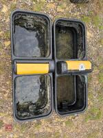 2 JFC DT30FF PLASTIC WATER TROUGHS
