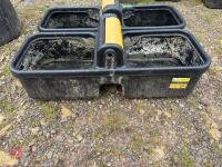 2 JFC DT30FF PLASTIC WATER TROUGHS - 2