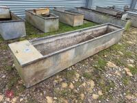 GALVANISED 8' WATER TROUGH - 2