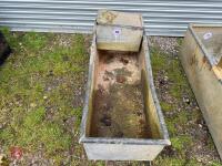 GALVANISED WATER TROUGH