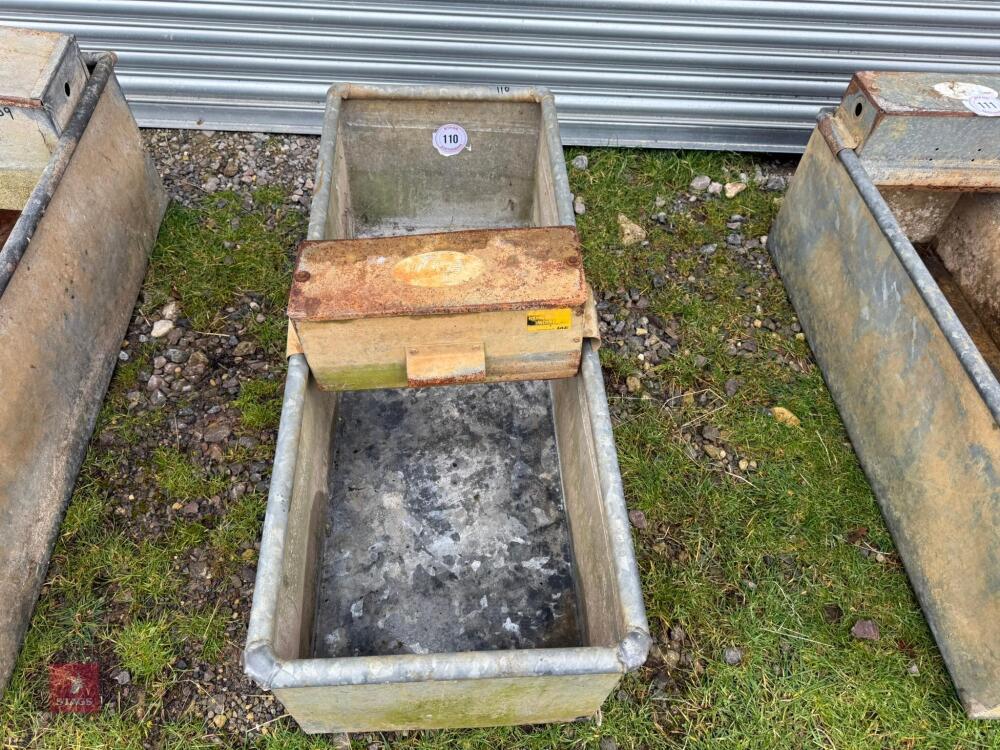 GALVANISED 4' WATER TROUGH