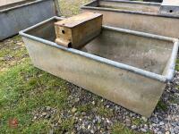 GALVANISED 4' WATER TROUGH - 8