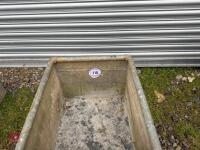 GALVANISED 4' WATER TROUGH - 9