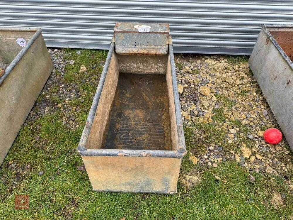 GALVANISED 4' WATER TROUGH