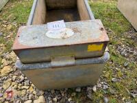 GALVANISED 4' WATER TROUGH - 8