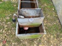 GALVANISED 8' WATER TROUGH - 2
