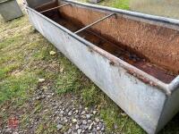 GALVANISED 8' WATER TROUGH - 12
