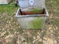 GALVANISED 8' WATER TROUGH - 15