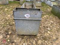 GALVANISED 6' WATER TROUGH - 2