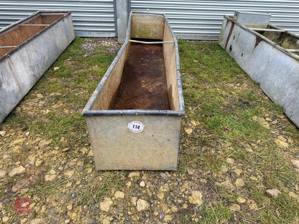 GALVANISED 8' WATER TROUGH